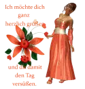 Woman with Flowers