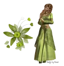 Woman with Flowers