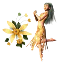 Woman with Flowers
