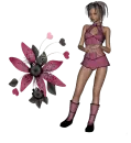 Woman with Flowers