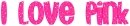 Background - I Love Pink - Sparkle