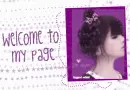 Welcome To My Page (Violet)