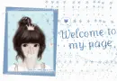 Welcome To My Page (Blue)