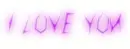 I love you