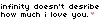 infinity love. <3