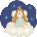 on the clouds
