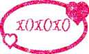 Background - XOXOXO - Kisses and Hearts