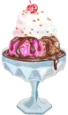 Ice cream sundae