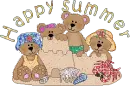 happy summer bears