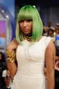 nicki minaj green hair