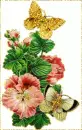 Flower and Batterfly gold
