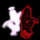 neon devil vs. angel