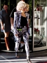 Lady Gaga Black and White Outfit