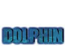dolphin jump and text