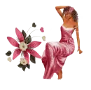 Woman with Flowers