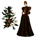 Woman with Flowers