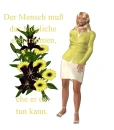 Woman with Flowers