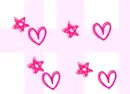 Flashing Pink Heart and Star