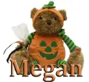 HALLOWEEN TEDDY (MEGAN)