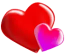 Background - Red and Purple Heart
