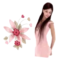 Woman with Flowers