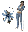 Woman with Flowers