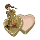 Woman on the heart
