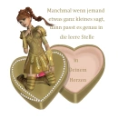 Woman on the heart