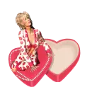 Woman is sitting on the Heart