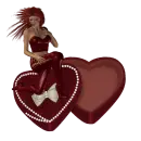 Woman on the heart