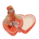 Woman on the heart