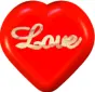 Background - Red Love Heart