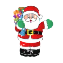 Background - Christmas Sparkle Santa