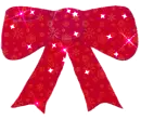 Background - Christmas, Sparkle Red Ribbon
