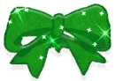Background - Christmas, Sparkle, Green Bow
