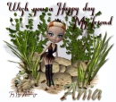 Wish you a happy day my friend-Ania