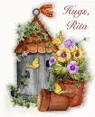 Garden Visitors - Hugs, Rita