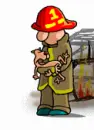 saved from the fire