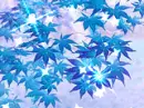 Background - Blue Sparkle Leaves