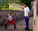 Jackie Chan quote Karate Kid