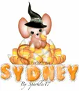 Cute Mouse with Candy corn - Sydney