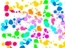 colorful splatter