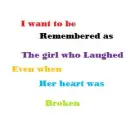 I want to be