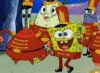 spongebob and the band