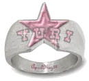 pink dallas cowboys star ring yuri