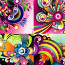 Background Colorful Squares
