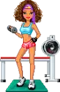 doll working out