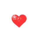 floating heart