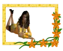 Woman in the picture frame
