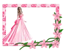 Woman in the picture frame